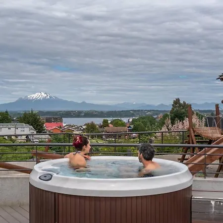 Experiencia 5 Estrellas Con Vista Al Lago Y Tinaja Puerto Varas Exterior photo