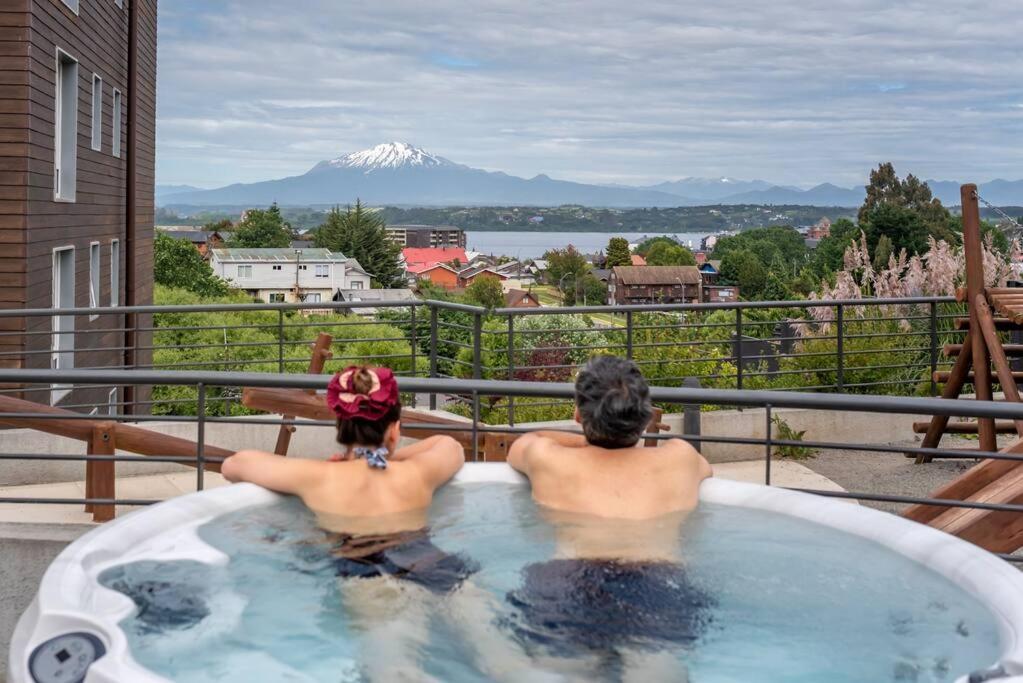Experiencia 5 Estrellas Con Vista Al Y Tinaja Apartment Puerto Varas